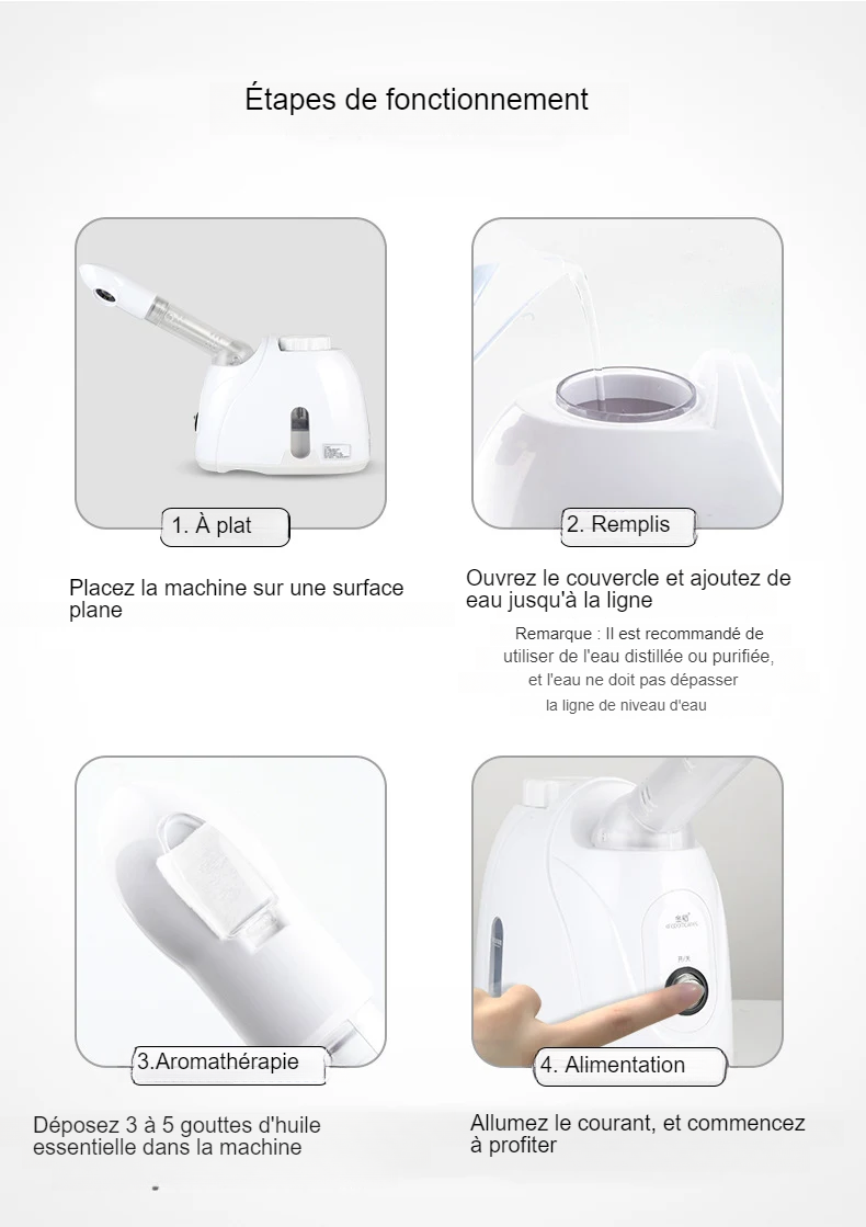 Humidificateur à Vapeur Rajeunissant