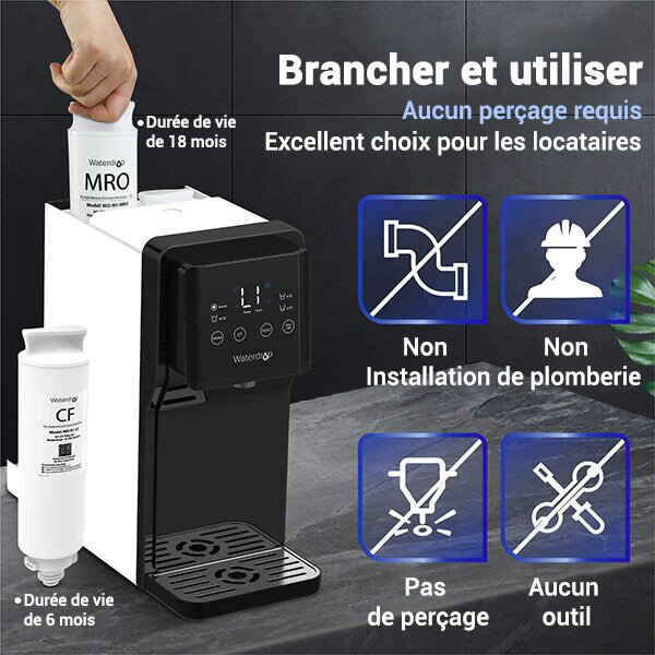 Distributeur d'Eau par Osmose Inverse | SecondLife Water™