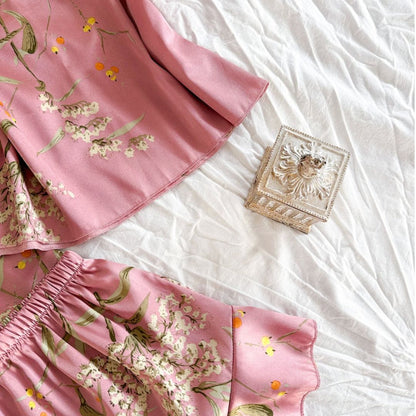 Menopause 5pcs Floral Pajama