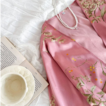 Menopause 5pcs Floral Pajama