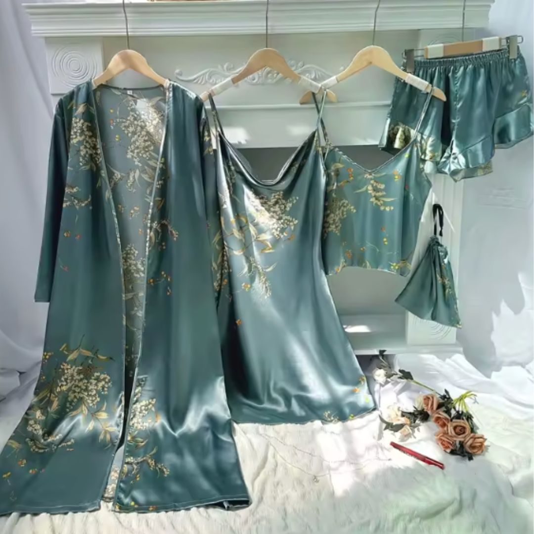 Menopause 5pcs Floral Pajama