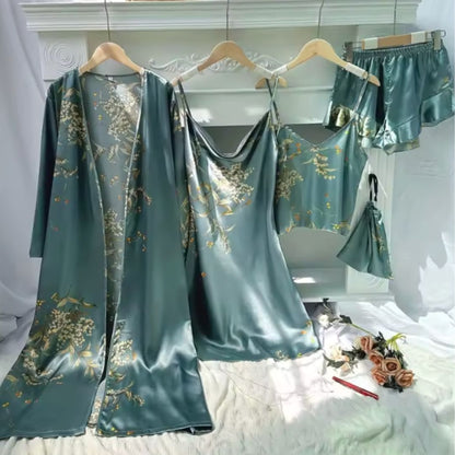 Menopause 5pcs Floral Pajama
